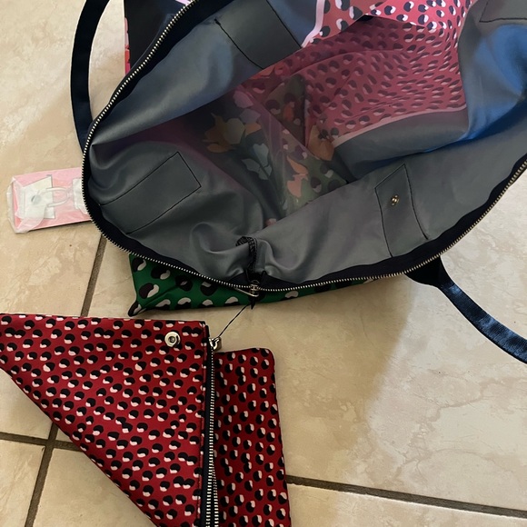 Ted Baker Black Floral Tote Bag - Picture 8 of 10